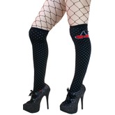 Sourpuss Thigh High Cherry Dots Socks