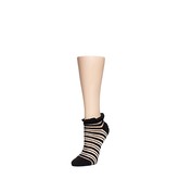 Hansel by Basil Boucle Stripe Sheer Booties
