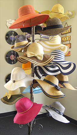 Hats of all styles for summer