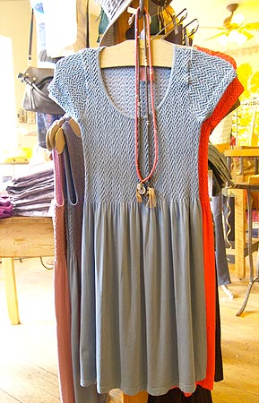 Textured knit dress