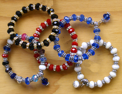 Crystal Bead Bracelets
