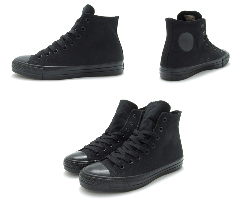 black on black chucks