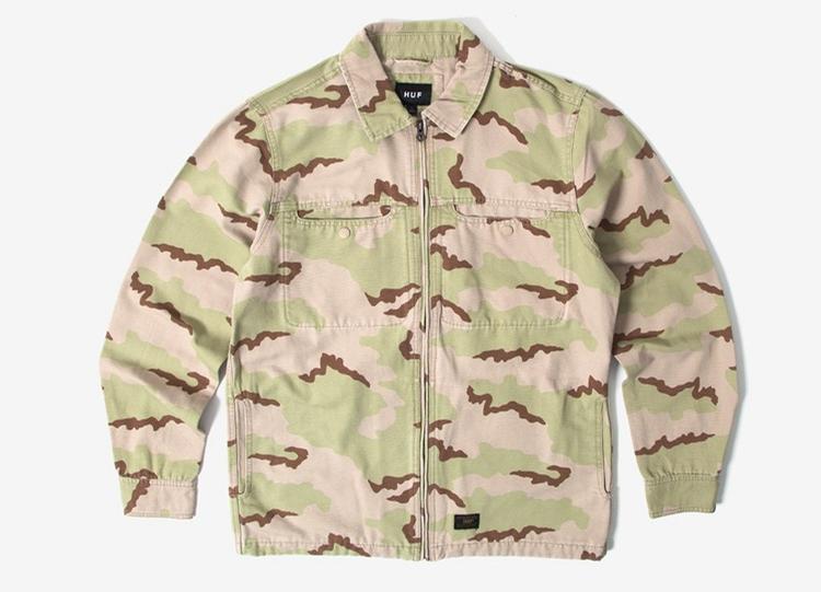 huf jacket camo