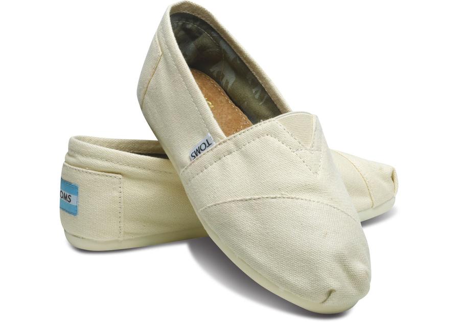 Toms Shoes Classic Slip On (White 