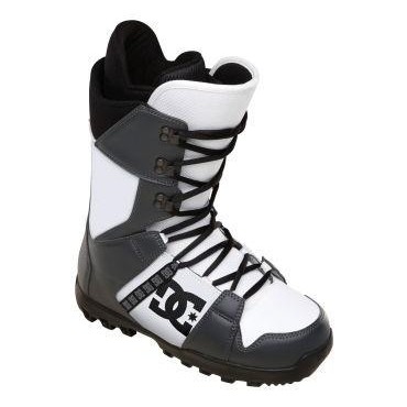 dc white snowboarding boots