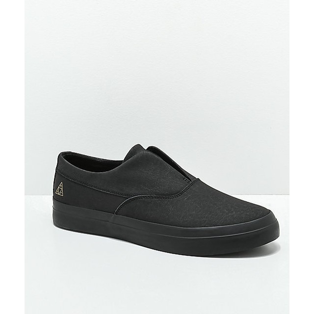 HUF Dylan Slip On (Black/Black) Shoes 