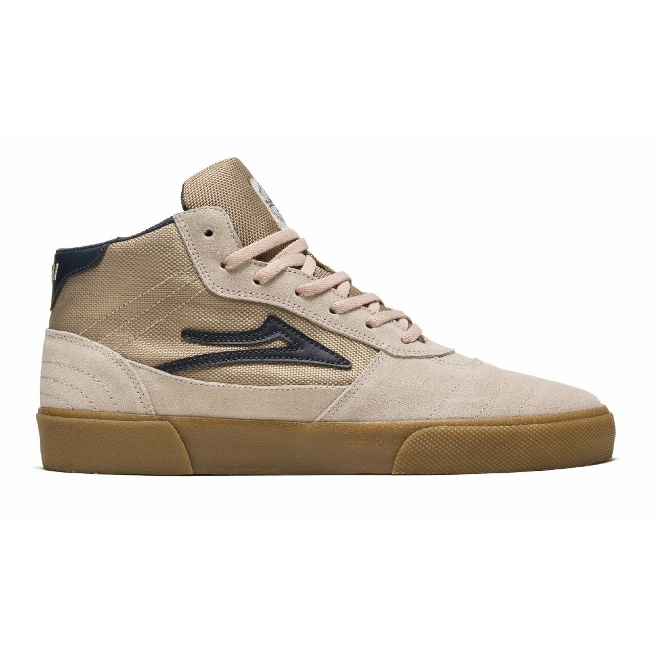 Lakai Cambridge Mid Shoe (Cream Gum 