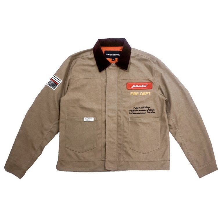 tan work jacket