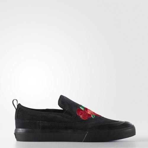 adidas matchcourt slip on black rose