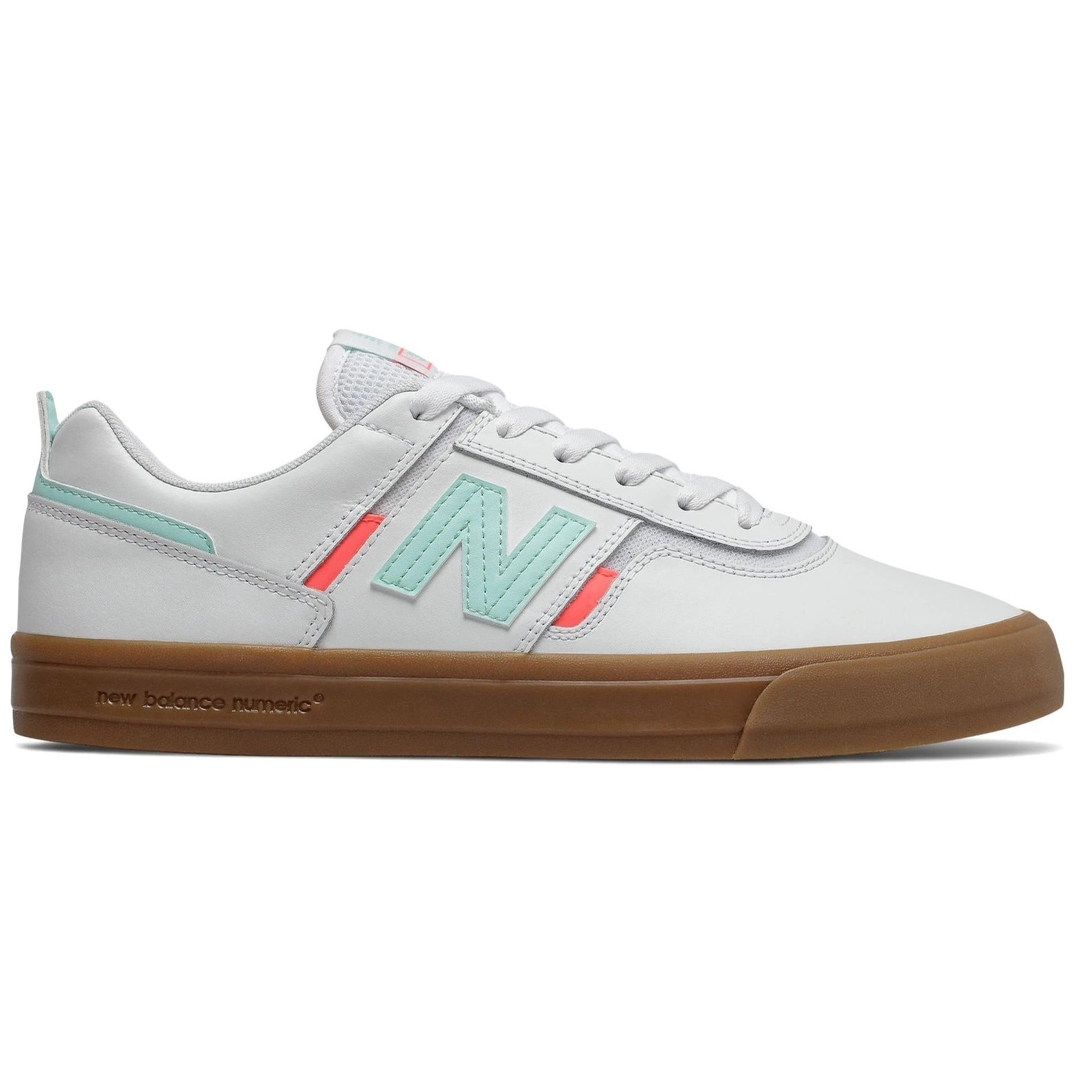 New Balance NM306 Jamie Foy Shoe (White/Gum/Teal) Shoes at ...