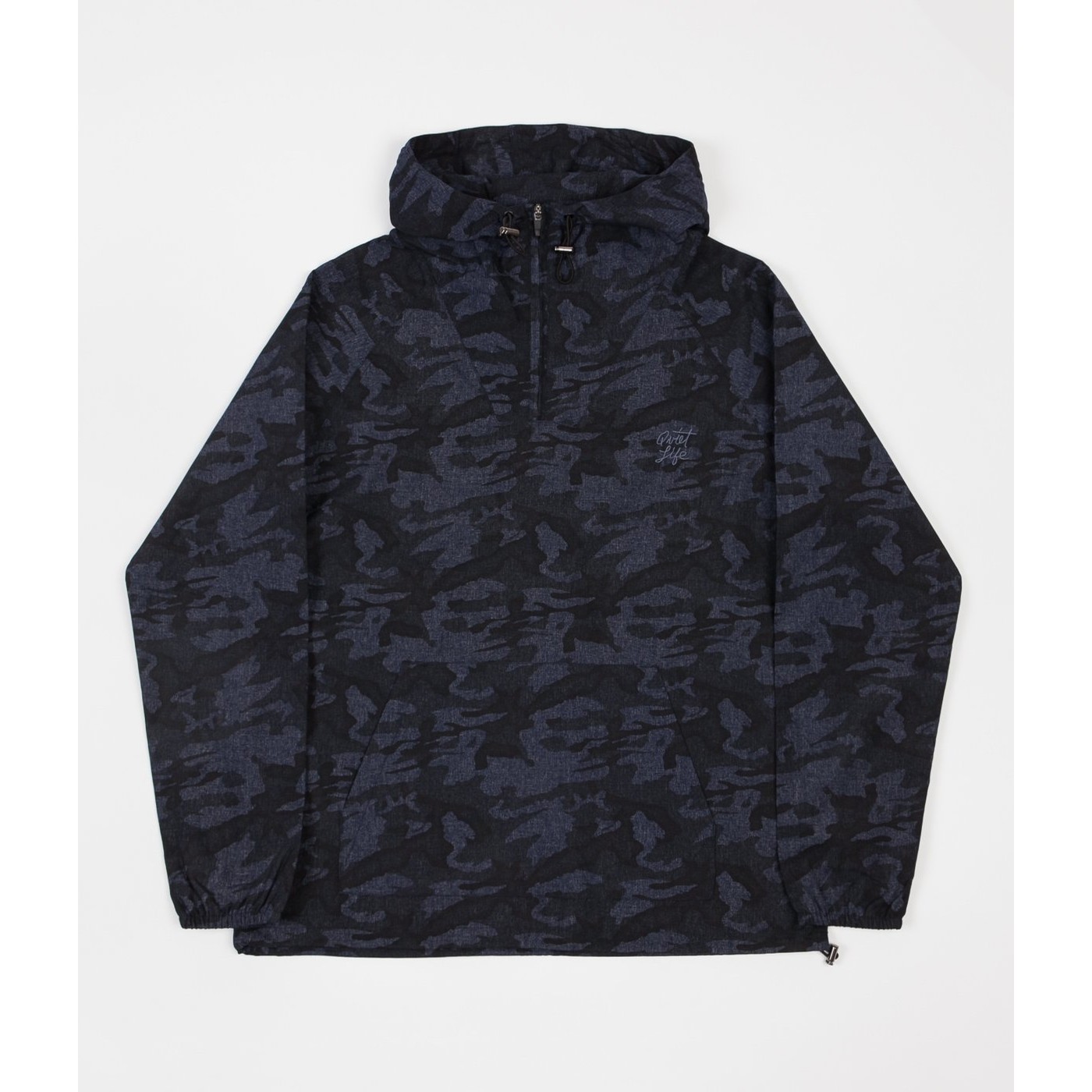 camo pullover jacket