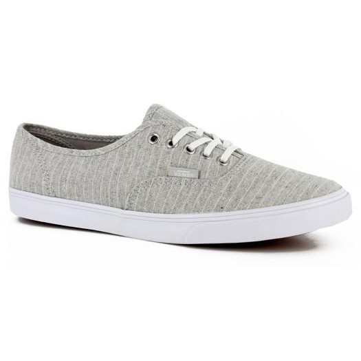 Authentic Pro (Chambray Stripes/Gray/True White) Womens Shoes at Denver