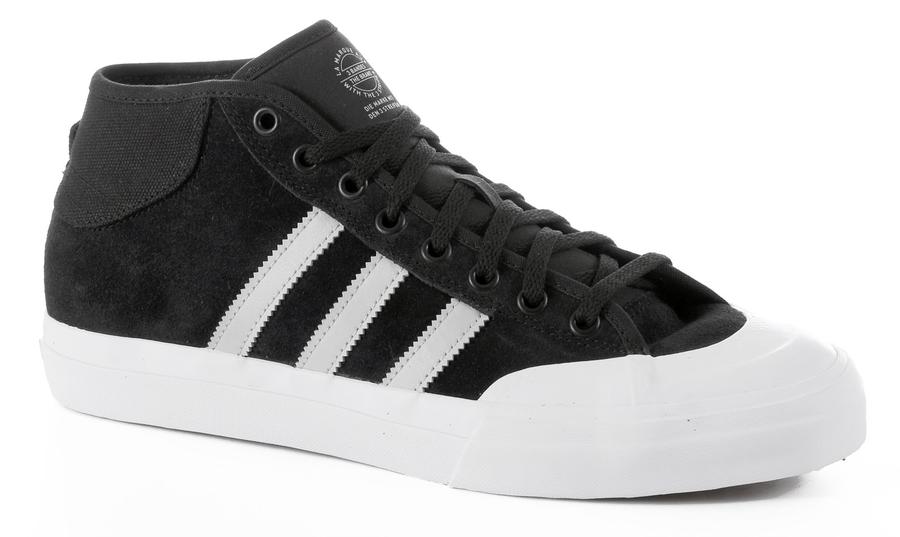 Adidas Mid ADV Shoe (Black/White) Shoes Mens Mens Shoes Denver