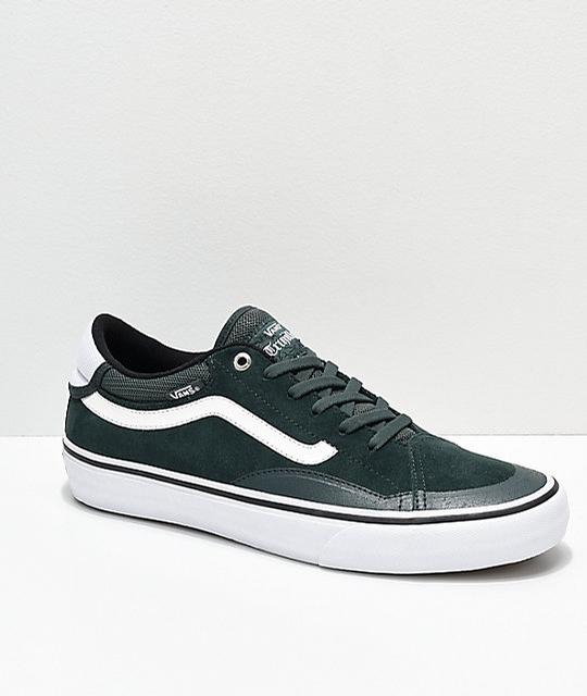 Vans TNT Adv Pro Shoe (Darkest Spruce/White) Shoes Mens Mens Shoes at Denver