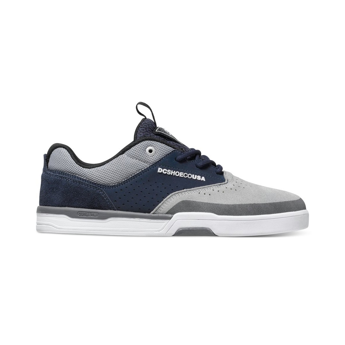 navy blue and grey shoes