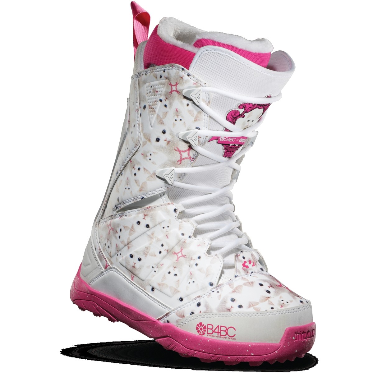 ThirtyTwo Women Lashed B4BC Snowboard Boots 7 White/Pink 