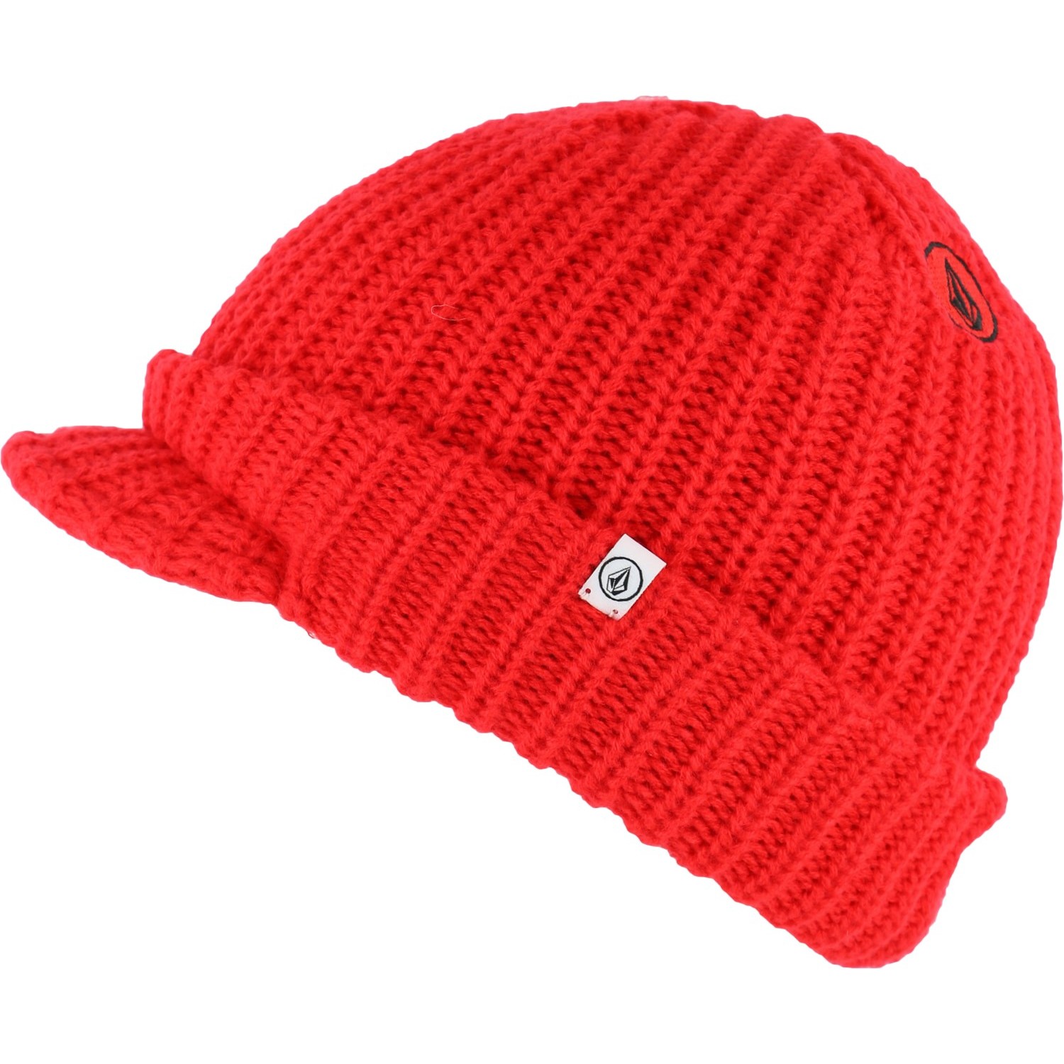 Volcom Trucker Beanie (Fire Red) Mens 