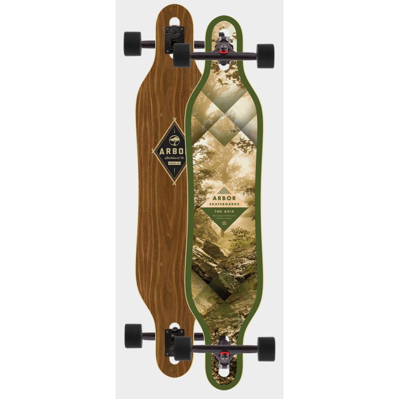 Arbor Axis 40in Walnut Longboard Complete 2014 at Denver