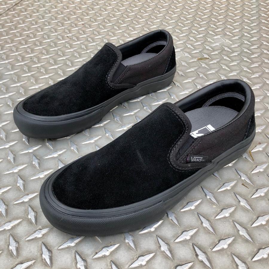 VANS SLIP ON PRO BLACKOUT FOOTWEAR at Blacklist