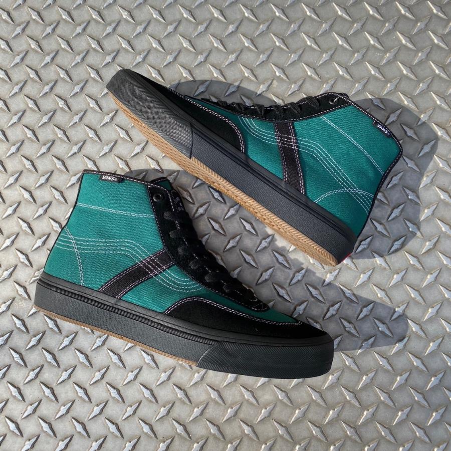 VANS CROCKETT HIGH PRO (QUASI ANTIQUE GREEN) FOOTWEAR at Blacklist