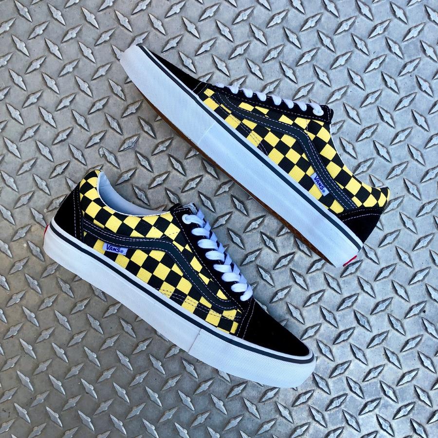 aspen gold and white checkered vans