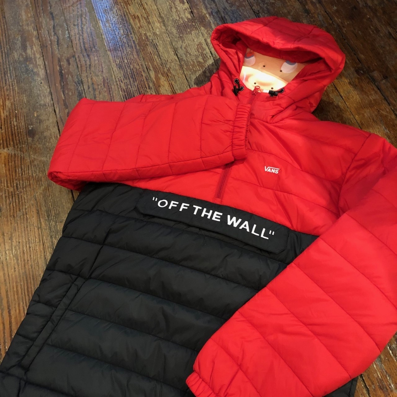 red vans jacket