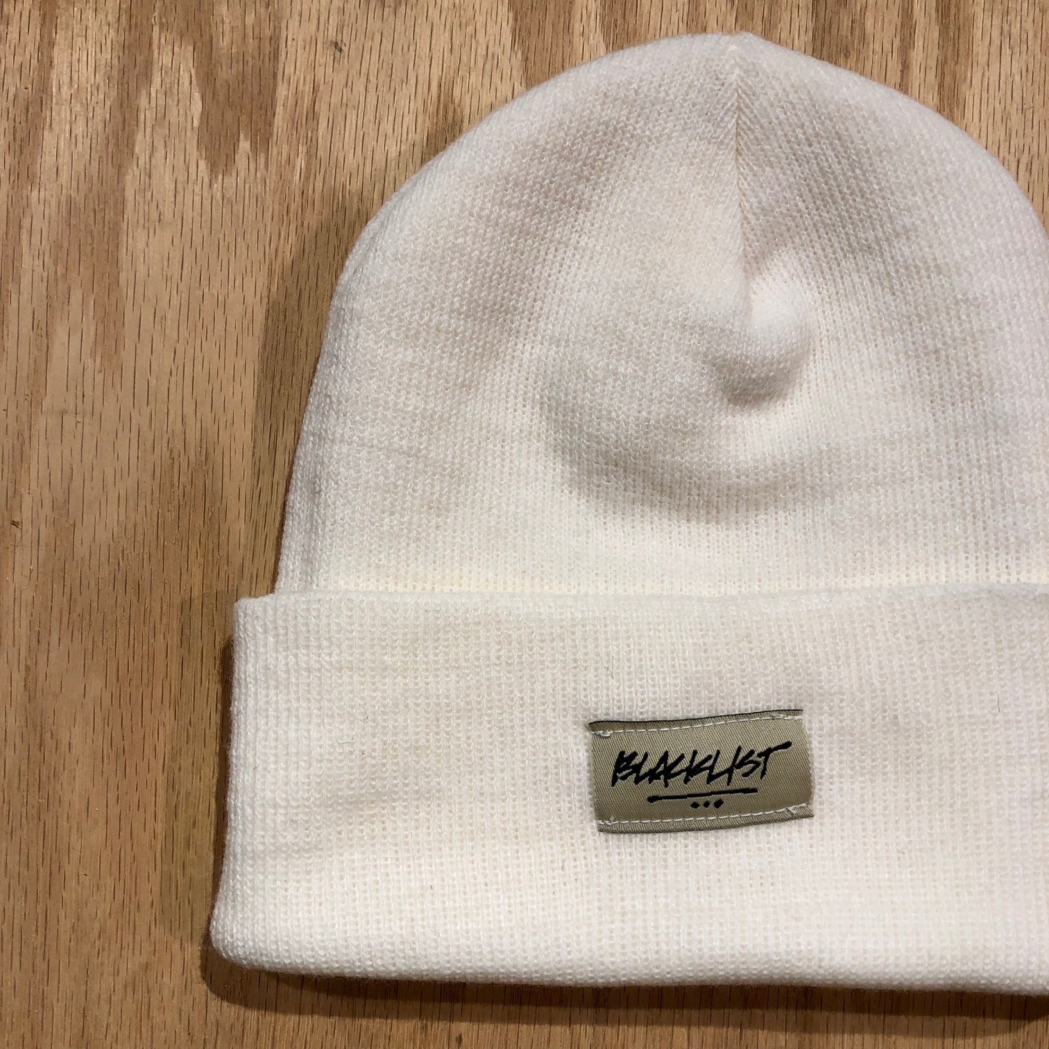 Blacklist 3 DOT BEANIE TIGHT KNIT (SNOW) APPAREL HEADWEAR BEANIES at