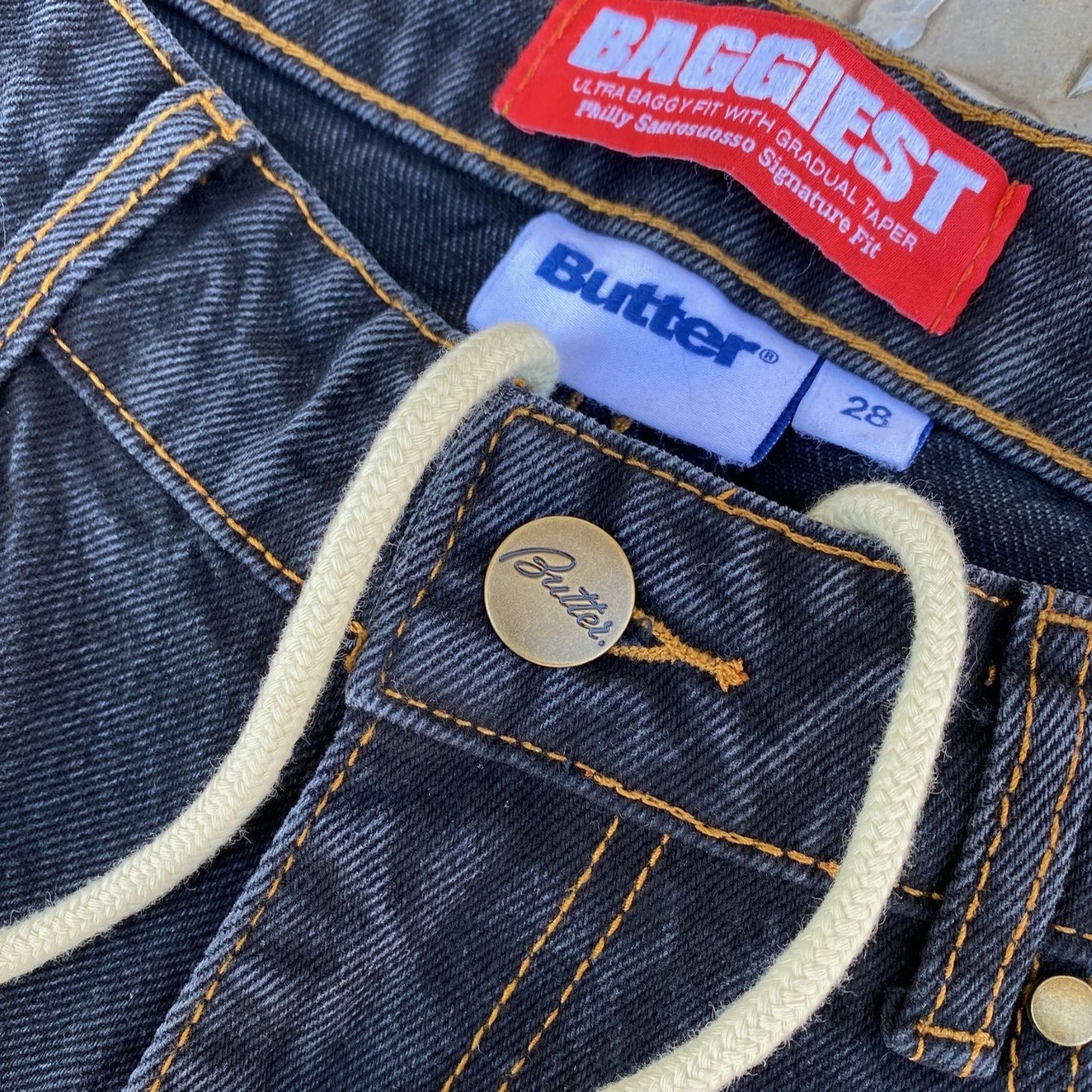 butter goods santosuosso denim black