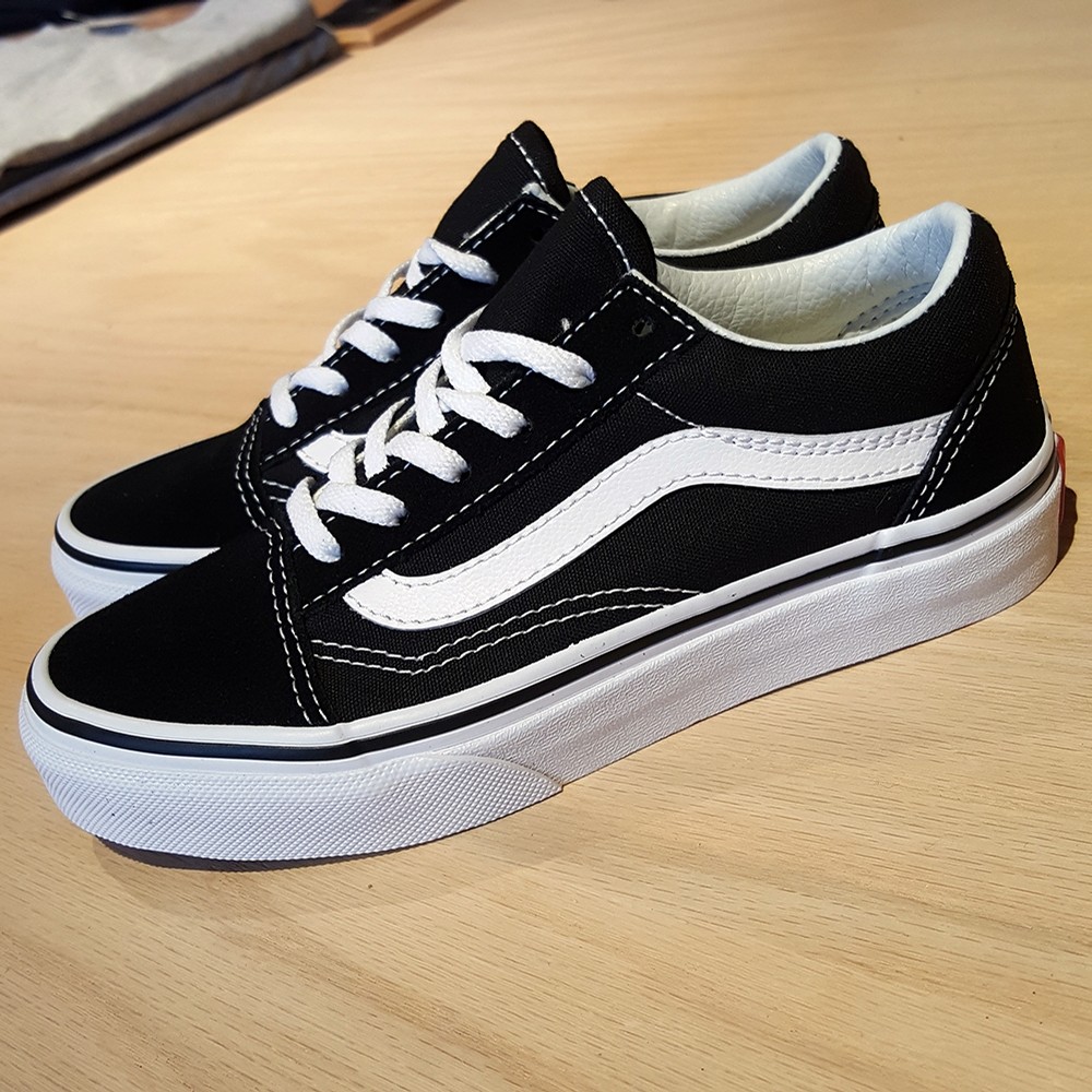 black and white vans kids