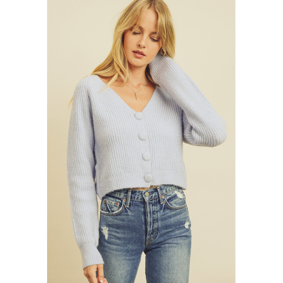Dress Forum Button-Up Cropped Cardi 