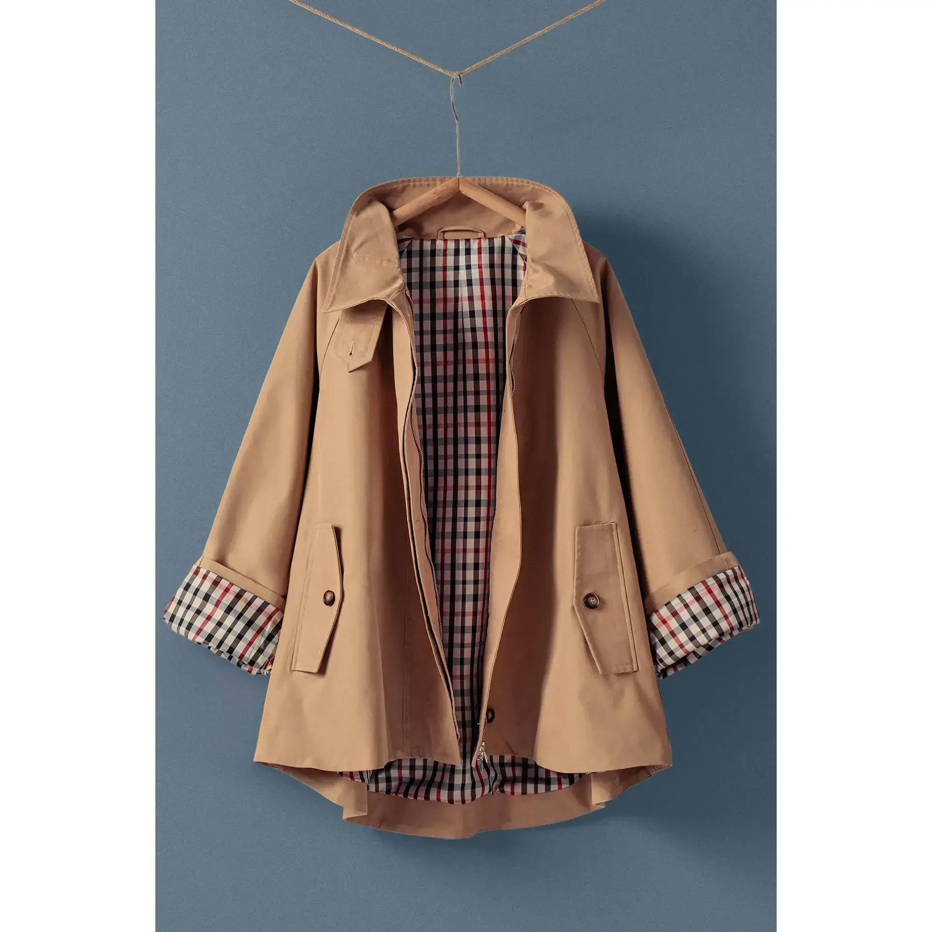 Urban Daisy Modern A Line Trench Jacket Coats or Jackets at