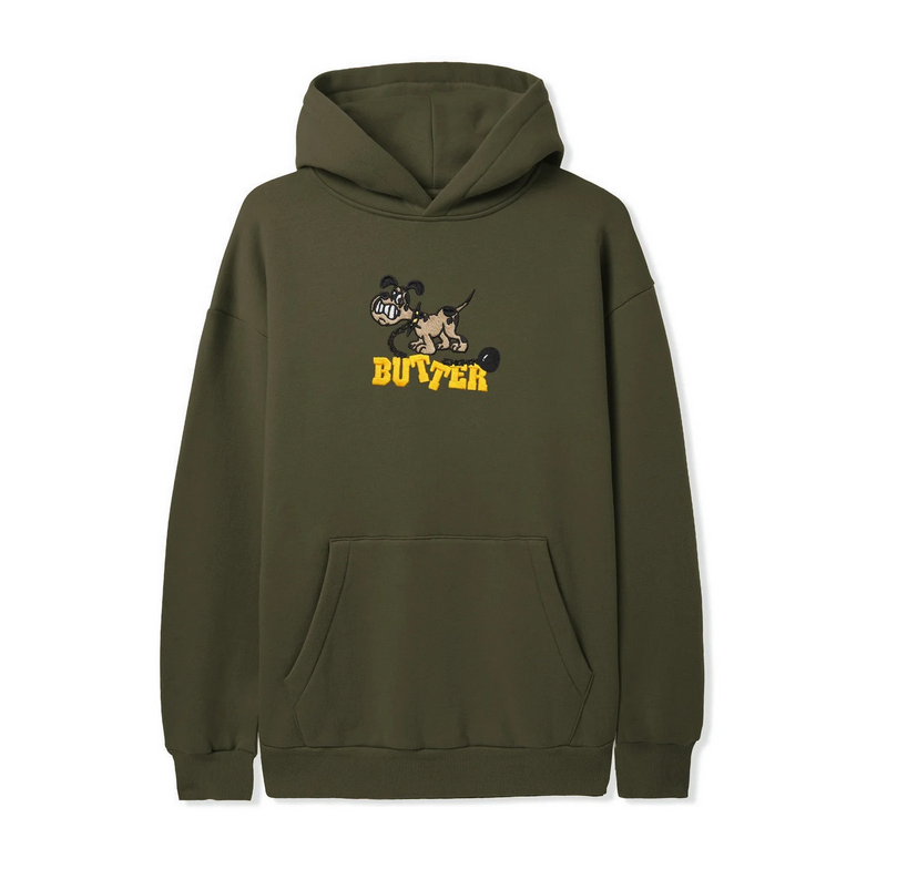 【BUTTER GOODS】Unleash Pullover Hood Army Butter Goods Unleash Pullover Hoodie (army) Hooded
