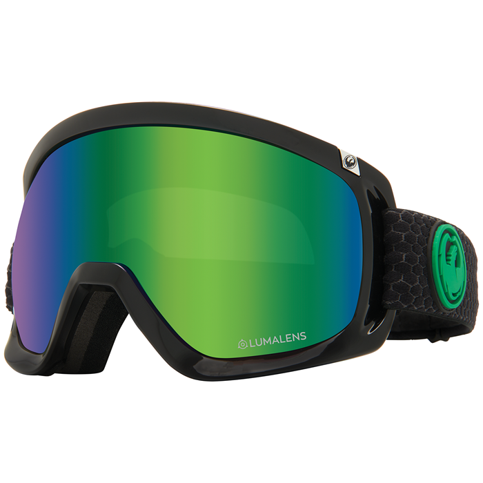 「かわいい～！」 Dragon D3 Surf Cal at Goggles (BLK/GRN) Lens Bonus OTG スキー・スノーボードアクセサリー