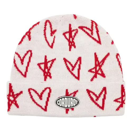 red balenciaga beanie