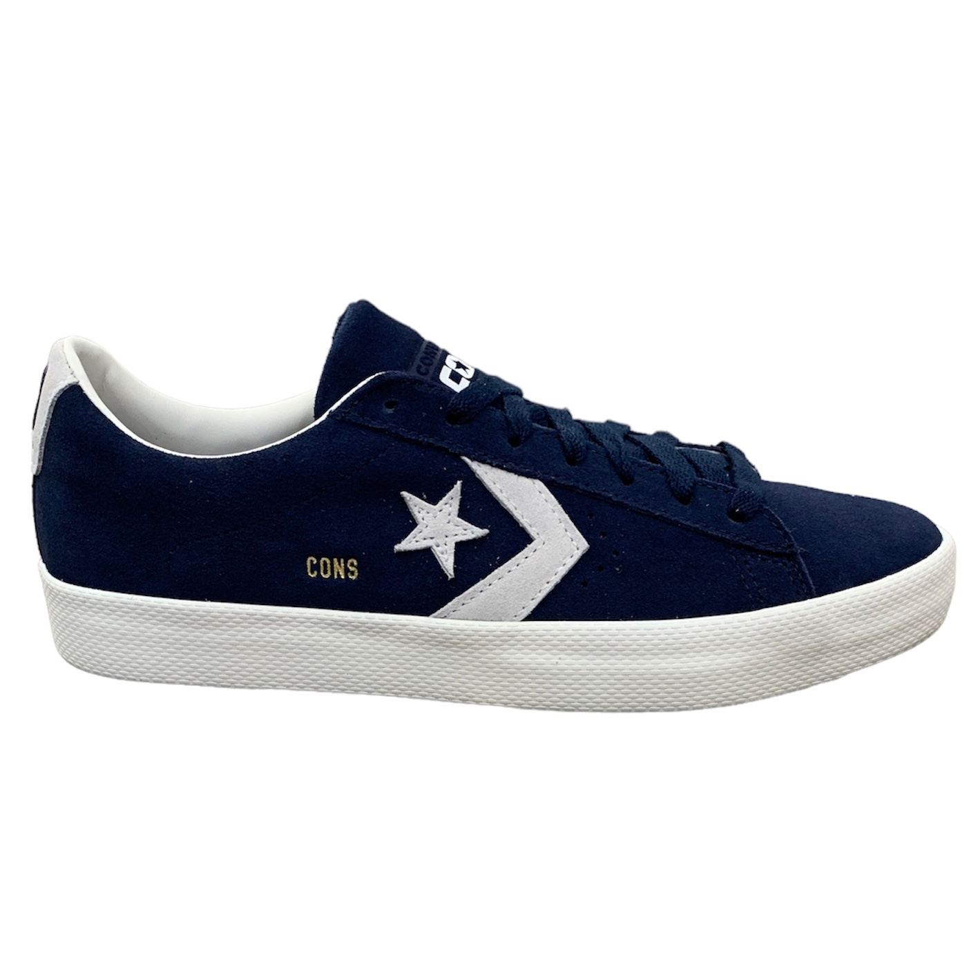 Pro Leather Vulc (NVY/WHT) Mens at Cal Surf