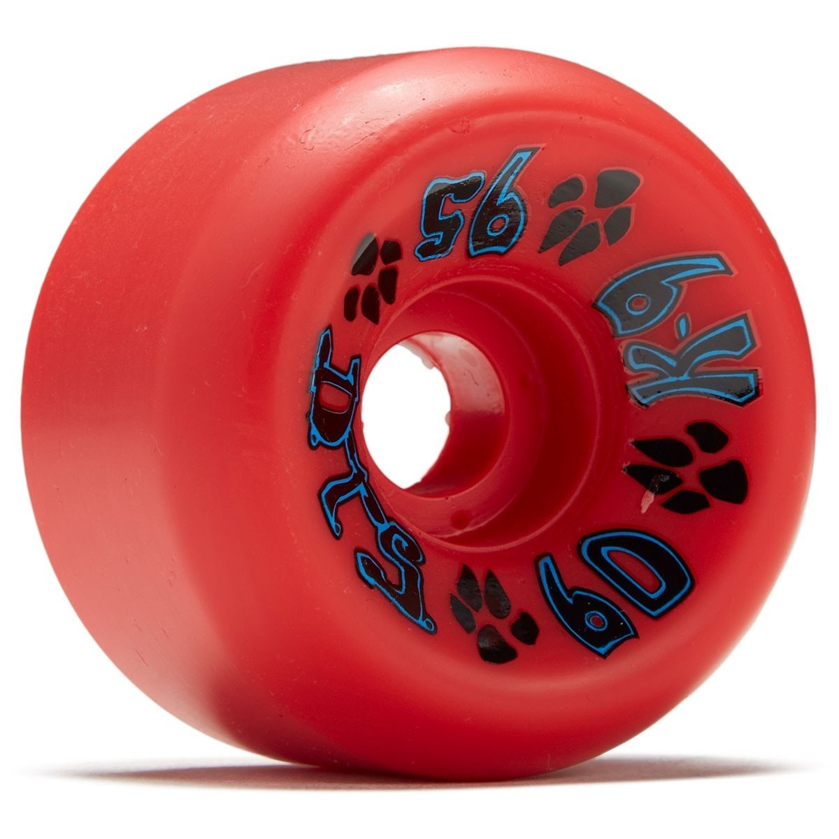 SKATEBOARD WHEELS DOGTOWN K-9 60MM 95A 80S STREET RED CONICAL FAST NEW 