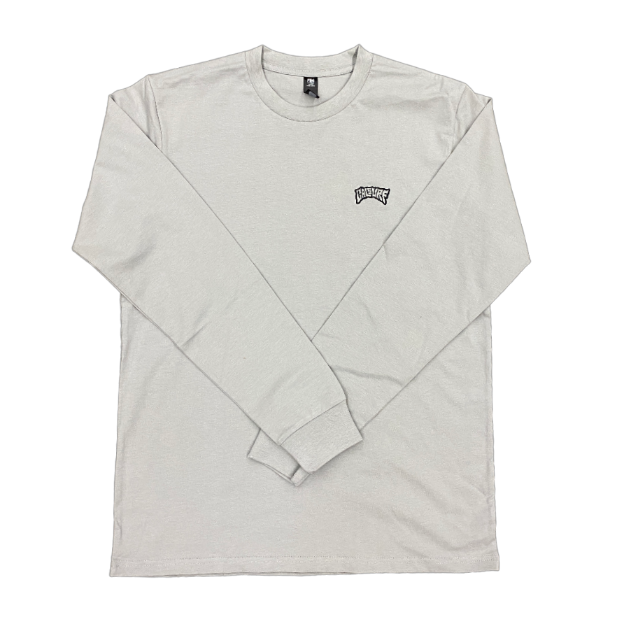 Swell Logo Embroidered Long Sleeve (Grey/Black)