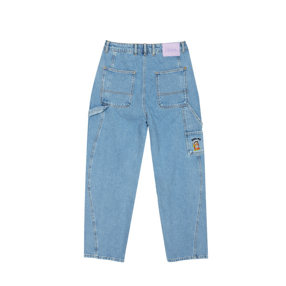 21SS SNM-Blue2 w/耳　straight pants LAKE | Men | Pima Cotton Pajamas | Navy Pima Sleep Pants