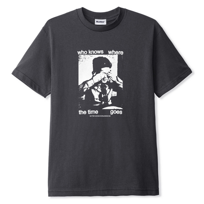 Tシャツ・カットソー Butter Goods Who Knows Tee (Charcoal) rd_butter-whoknows-tee-