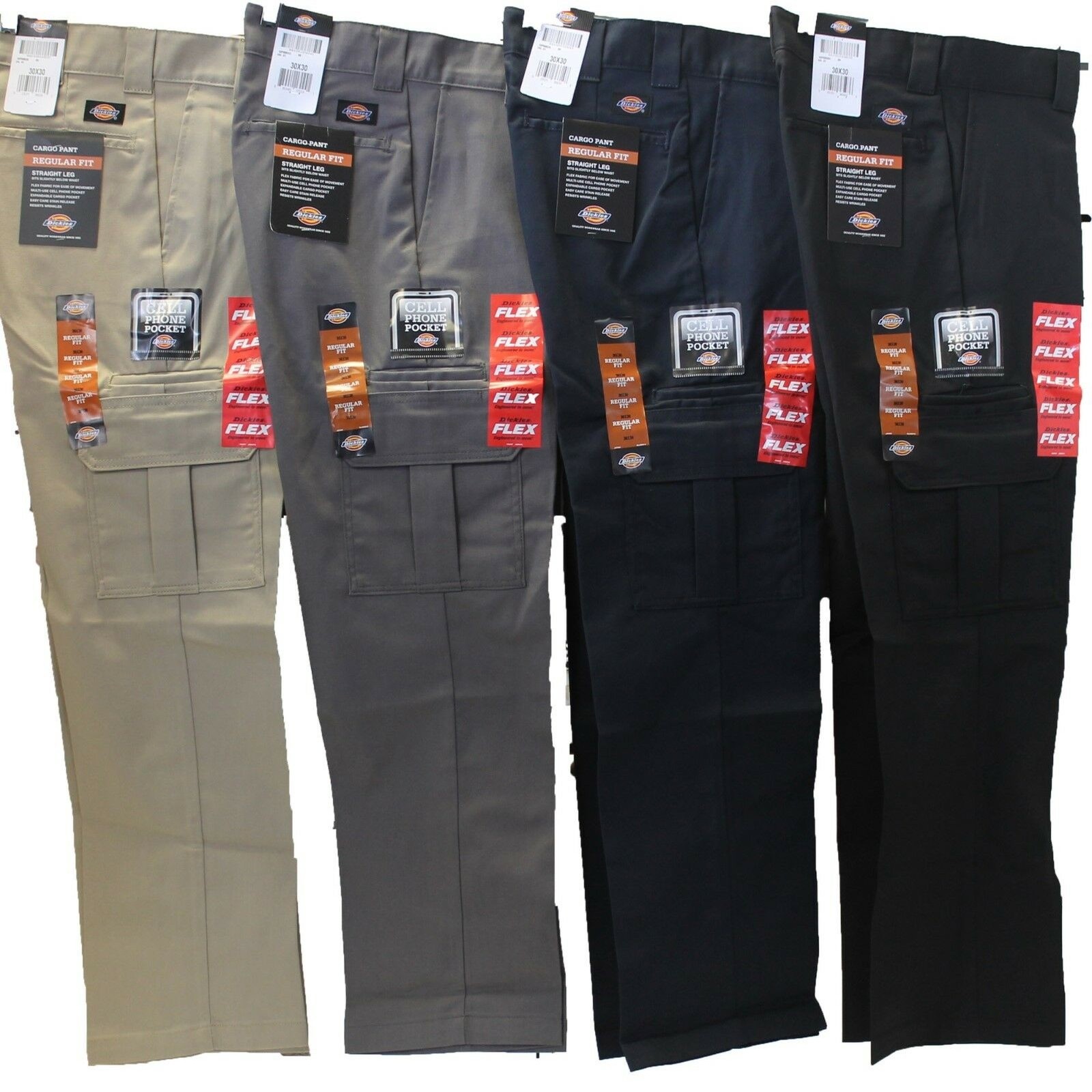 dickies regular fit cargo pants