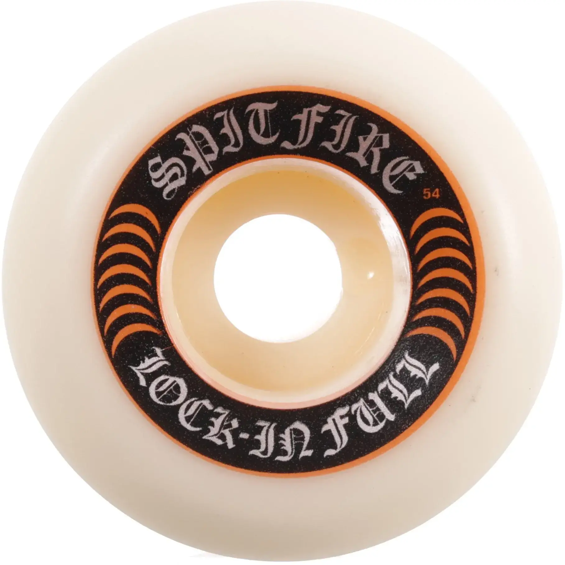 Spitfire Formula Four Lock-Ins Full Wheels Natural 99du 55mm