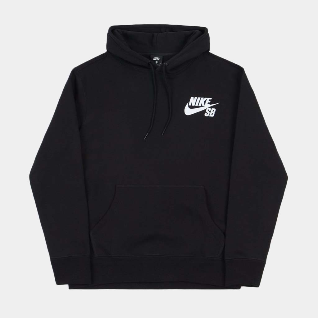 Nike SB Icon Hoodie (Black) Mens Hooded Sweatshirts at Cal Surf