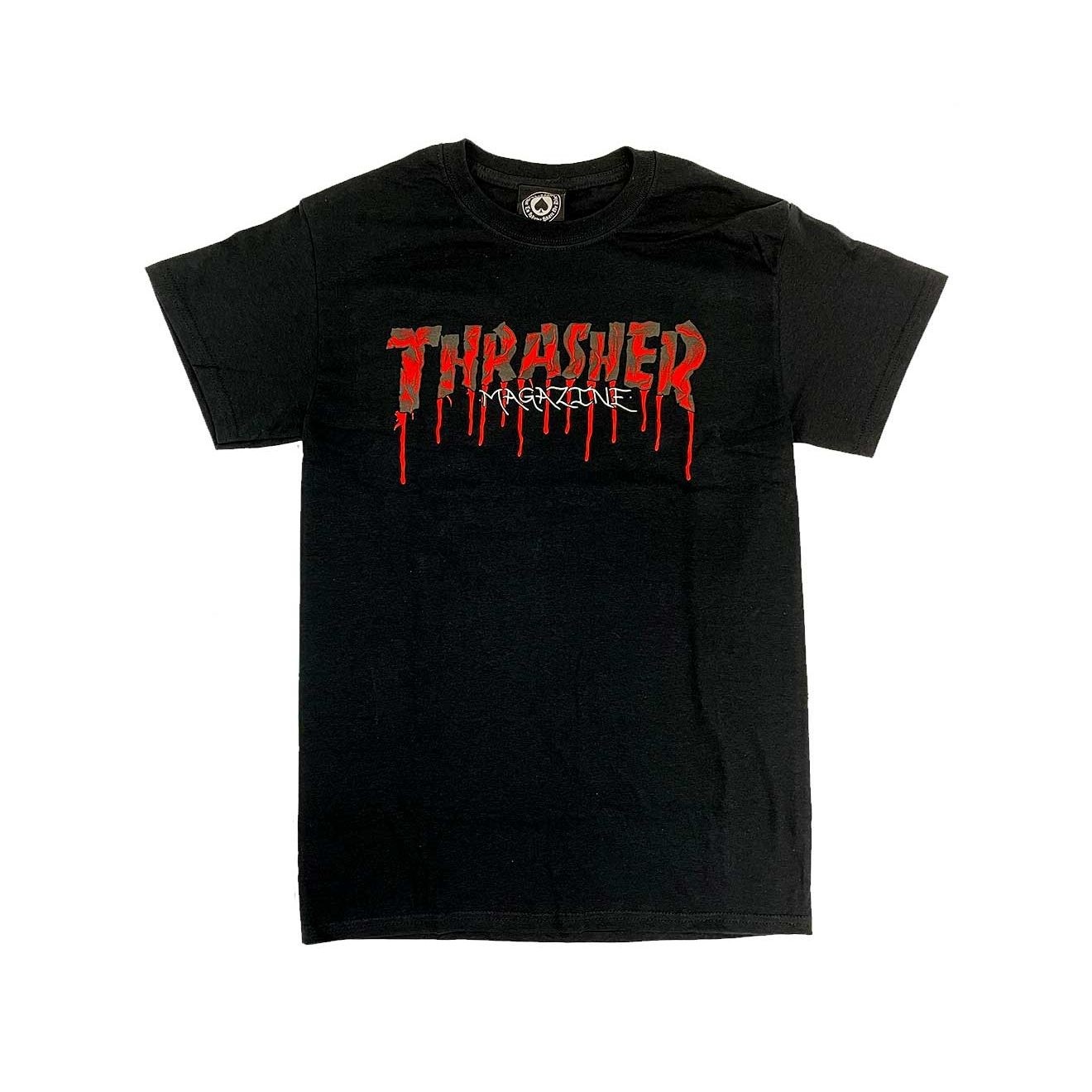 Thrasher Blood Drip Tee - Black T-Shirts Short Sleeve Tees at Cal Surf