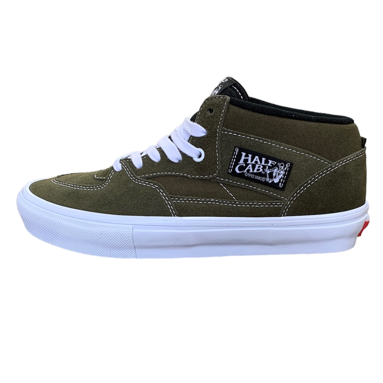 Vans Skate Half Cab (OLV/WHT) Mens at Cal Surf