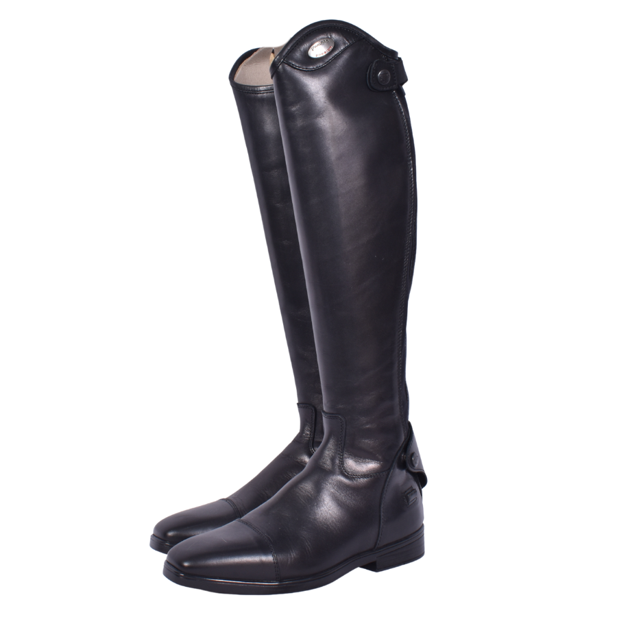 knee length dresses for ladies Premier Equine Modus Womens Leather Dress Tall Riding Boots - Black main image 1