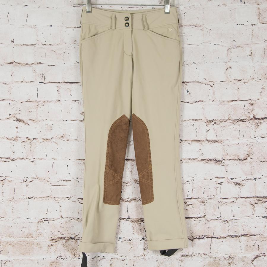 RJ Classics Consigned Girls Jodhpurs (12, Tan) Breeches and Jodhpurs