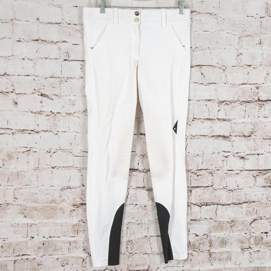 Equiline Consigned Ladies GZone Breech (White, US 28/IT 44) Breeches