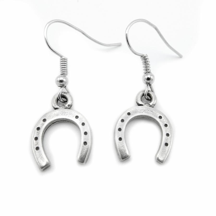 LILO Collection Horse Shoe Earrings (Silver) Accessories Equestrian