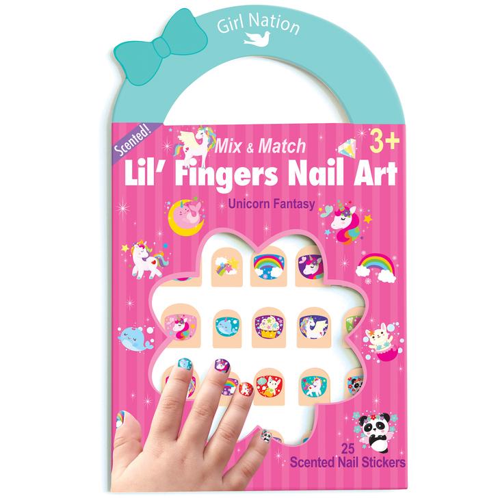 Lil' Fingers Nail Art- Unicorn Fantasy Lil' Fingers Nail Art- Unicorn Fantasy