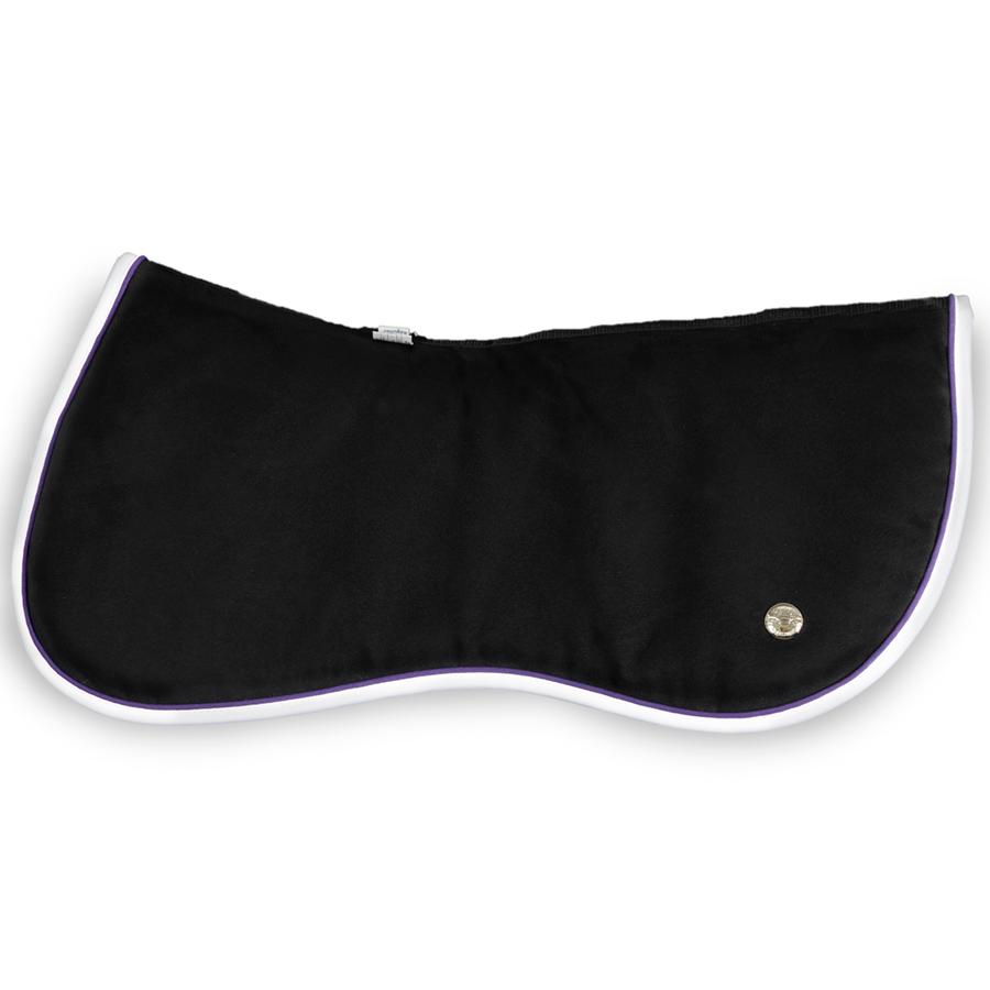 Ogilvy Equestrian Memory Foam Jump Half Pad (Black/Dark Purple/White